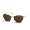 XS-XF5433 Double Bridge Irregular Metal Polarized Sunglasses Geometric Sun Glasses UV400 Protection Men Classic Retro Eyewear