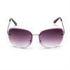SW-2002CU Fashion Metal Sunglasses Gradient Lens Women Sunglasses Frameless Sunglasses