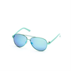 XS-XF5937 New Trend Double Bridge Metal Polarized Sunglasses For Men Silver Mirrow Lens 