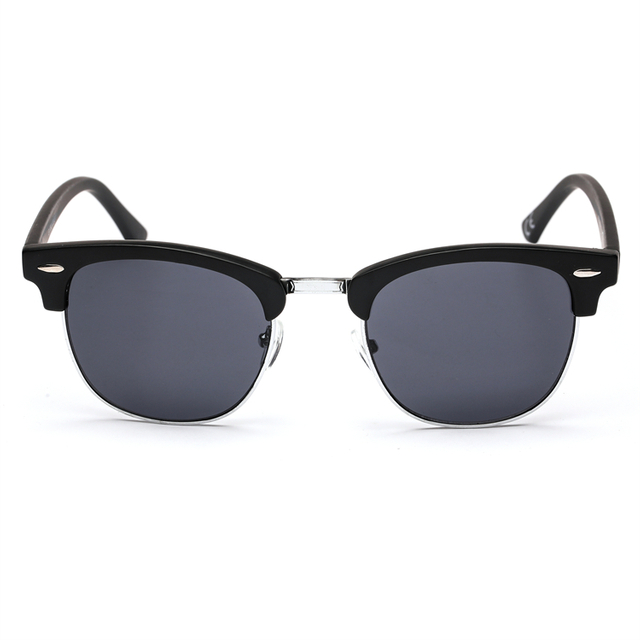 SF-2007PC Fashionable Men Acetate Half Rim Frame Flexible Hinges Polarized Eyeglasses Sunglasses