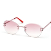 SW-2001CU Summer Trend Glasses Fashion Designer Rimless Sunglasses Women Sunglasses