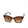 XS-W5607 New Instagram Tawny-colored Sunglasses For Girl The Same Vintage Sunglasses