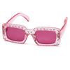 XS-W5749 Bling Bling Diamond Fram Ret Net Girl Sunglasses Manufacturer
