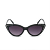 XS-Z9415 Trendy New Cat Eye Fashion Ladies Artificial Diamond Small Frame Sunglasses Marine Lens Popular Glasses