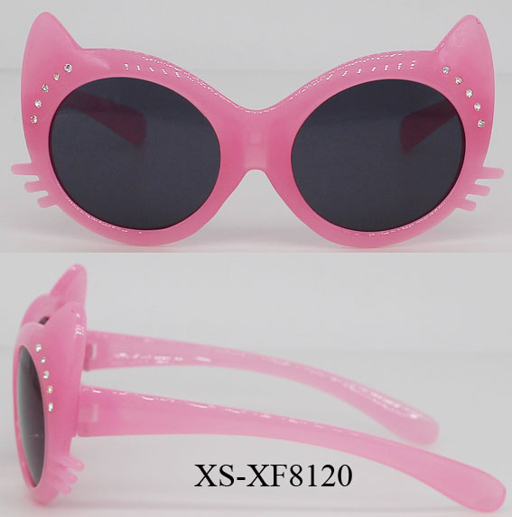 XS-XF8120 OEM Dog Sunglasses Diamond-studded Cat-eye Pet Sun Glasses