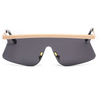 XS-XG5444 Fashion Unique Sunglasses One Piece Metal Sunglasses Warehouse