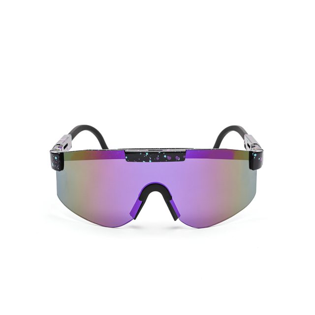Sl-2002TR Sports Sunglasses Custom Logo Oversize Sports Tr90 Polarized Sunglasses Revo Lens