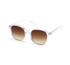 XS-XF5922 New Classic Sunglasses Female Crystal Brown Gradient Brown Lens