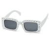 XS-W5749 Bling Bling Diamond Fram Ret Net Girl Sunglasses Manufacturer