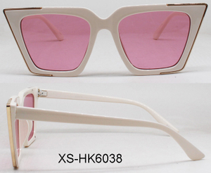 XS-Hk6038 Wholesale Suplplier OEM China Supplier Uv Protection Pc Sunglasses 