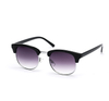 XS-XF5579 New High Quality Fashionable Designed Round Shaped Polarized Unisex Vision Half Rimless Sunglasses