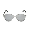 XS-XF5937 New Trend Double Bridge Metal Polarized Sunglasses For Men Silver Mirrow Lens 