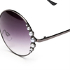 SF-2010CU Popular Sunglasses Ladies Circle Round Strap Pearl Sunglasses Wholesale