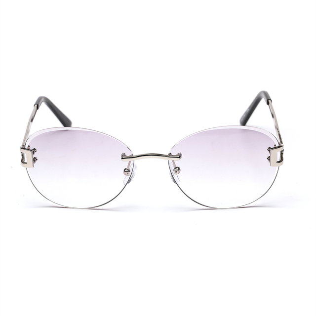 SW-2001CU Summer Trend Glasses Fashion Designer Rimless Sunglasses Women Sunglasses