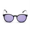 XS-L5502 Unisex Round Polarized Sunglasses Crystal Frame with Metal Temple Supplier