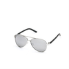 XS-XF5937 New Trend Double Bridge Metal Polarized Sunglasses For Men Silver Mirrow Lens 