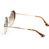 XS-XS9032 Retro Fashion Women Sunglasses Irregular Metal Frame Clear Lens Goggle Tinted Glasses