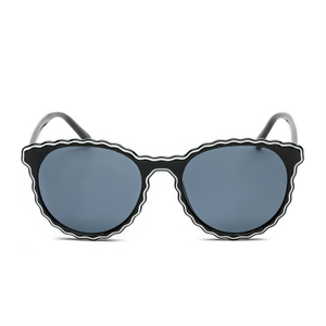 XS-YJH5026 Popular Fashion European Street Ripple Frame With Ripple Paint Sunglasses