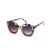 XS-XS9038 Newest Design Sunglasses Transparent And Blue Double Ring Frame Blue Somke Lens Glasses