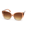 XS-W5734 Summer Outdoor Fashion Sun Glasses Ocean Frame Green To Crystal Brown