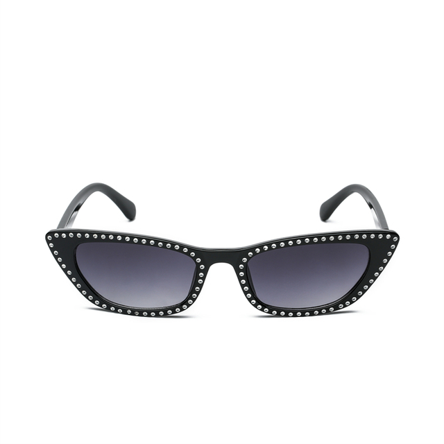 XS-HTS5054 Retro Fashion Cat Eye High Quality Diamond Sunglasses for Women And Men