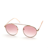 XS-XF5438 Sun Glasses Retro Unisex Metal Gradient Custom Logo Shades Delicate Round New Arrivals Vintage Lenses China Sunglasses Manufacturer