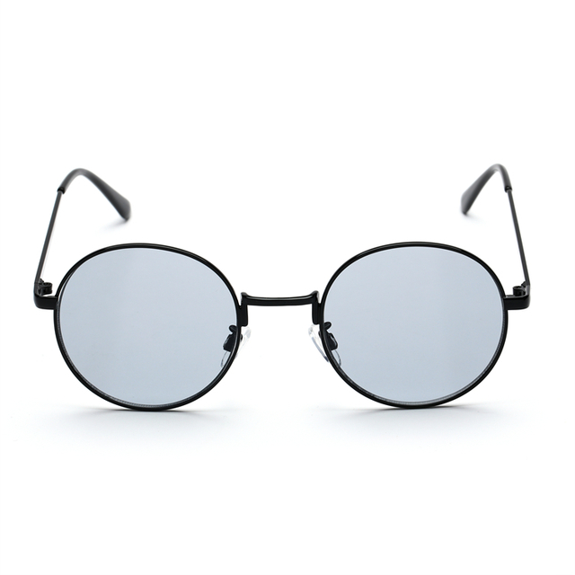 XS-XF5577 Retro Colorful Tint Lennon Style Round Groovy Hippie Wire Sunglasses
