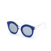 XS-XS9038 Newest Design Sunglasses Transparent And Blue Double Ring Frame Blue Somke Lens Glasses
