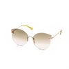 XS-XS9036 Retro Rimless Frame Gradient Dual Color Metal Flat Lens Sunglasses Vendor