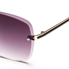 SW-2002CU Fashion Metal Sunglasses Gradient Lens Women Sunglasses Frameless Sunglasses
