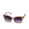 XS-W5607 New Instagram Tawny-colored Sunglasses For Girl The Same Vintage Sunglasses