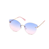 XS-XS9036 Retro Rimless Frame Gradient Dual Color Metal Flat Lens Sunglasses Vendor