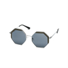 XS-XS9032 Retro Fashion Women Sunglasses Irregular Metal Frame Clear Lens Goggle Tinted Glasses