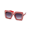 XS-W5651 Twinkling Rhinestone Butterfly Fashion Womens Sunglasses