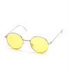 XS-XF5577 Retro Colorful Tint Lennon Style Round Groovy Hippie Wire Sunglasses