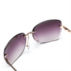 SW-2002CU Fashion Metal Sunglasses Gradient Lens Women Sunglasses Frameless Sunglasses