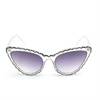 XS-W5723 Fashion Cat Eyewear Candy Color With Ripple Border Sunglasses Distributor
