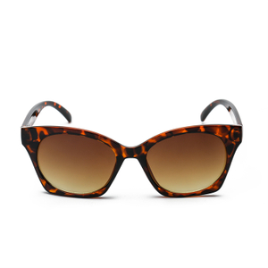 XS-W5607 New Instagram Tawny-colored Sunglasses For Girl The Same Vintage Sunglasses