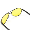 SP-2018 Night Vision Glasses For Driving Comfortable Yellow Lens And Temples In Matte Balck Color